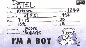 I'm a boy!